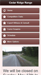 Mobile Screenshot of cedarridgerange.com